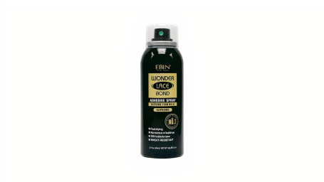 Ebin Wonder Lace Bond Adhesive Supreme 2.7 Oz Black Spray Can)