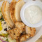 Chicken Souvlaki With Salad Plate