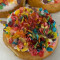 Fruity Pebble Cream Filled Donut