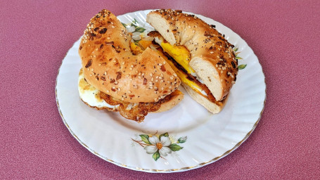 Bagel Double-Egg Sandwich