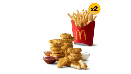 20 Buc. Mcnuggets De Pui 2 Cartofi Prajiti Medii