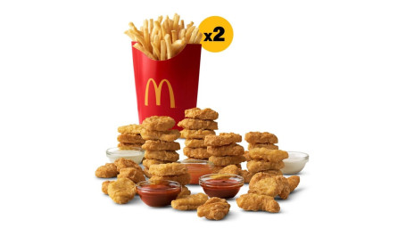 40 Buc. Mcnuggets De Pui 2 Cartofi Prajiti Mari