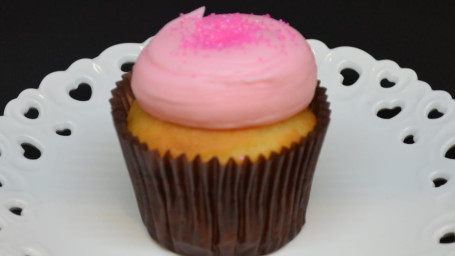 Gluten Free Pink Vanilla Cup Cupcake