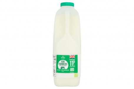 Morrisons British Semi-Scremed Milk 2 Halbe