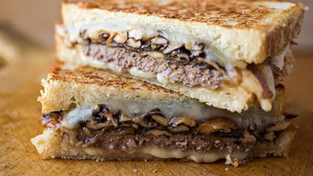 Mushroom Patty Melt Sandwich