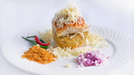 Cheese Vada Pav (Vegetarian)