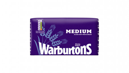 Pâine Albă Moale Feliată Medie Warburtons 800G