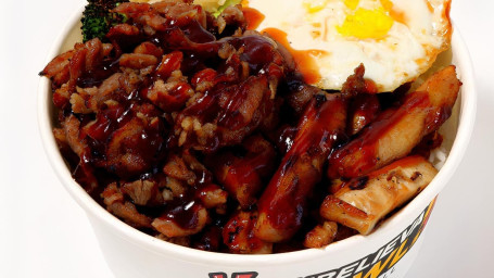 Chicken Pork Teriyaki Bowl