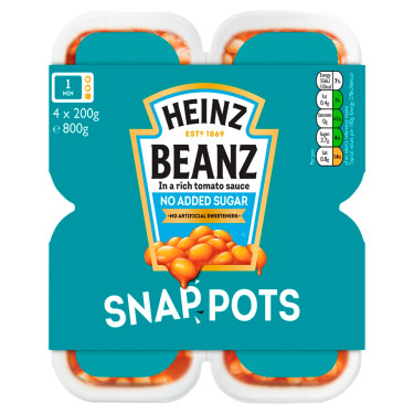 Ghivece Heinz Beanz No Sugar Snap 4X200G