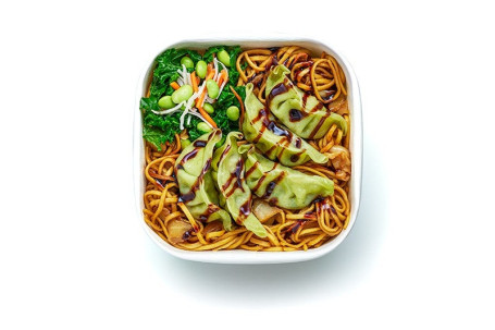 Vegetable Gyoza Yakisoba Bento