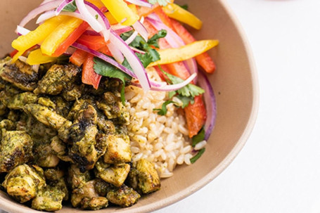 Spiced Chicken Verde Bowl