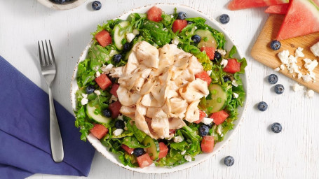 Watermelon Feta Salad (With Chicken) (P)