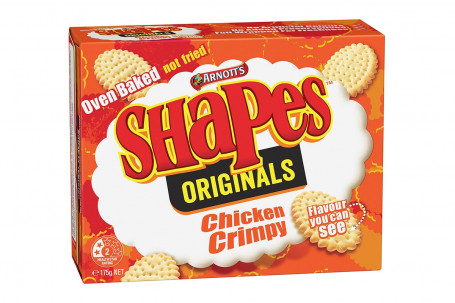 Arnott's Shapes Chicken Crimpy 175G (3395Kj)