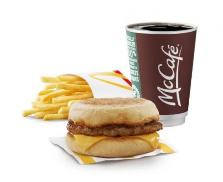 Cârnați Mcmuffin Extra Value Meal [613.0 Cals]