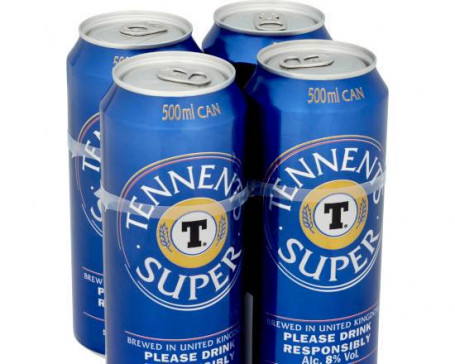 Tennents Super 4Pk 8% 500Ml