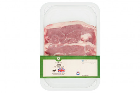 Co Op Lamb Leg Steaks 320G