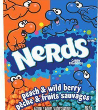 Nerds Wildberry Peach 47G