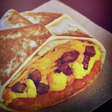 A.m. Crunchwrap Steak