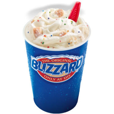 Confetti Cake Blizzard Treat