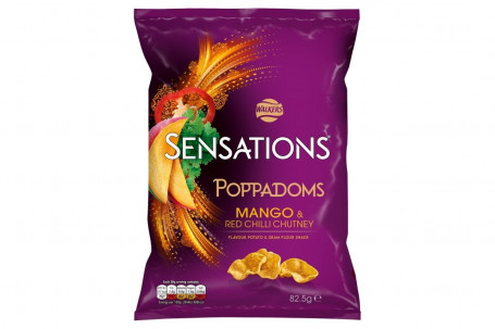 Sensations Mango Red Chili Chutney Poppadoms 82,5G