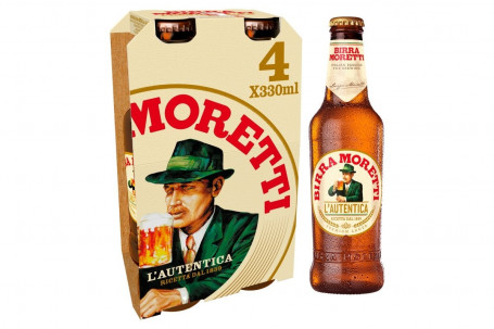 Bere Birra Moretti Lager 4X330Ml