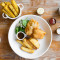 Beer Battered Halloumi (V)