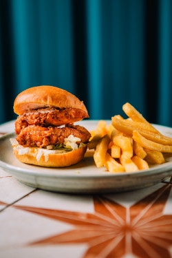 Fried Chicken Mini Burger