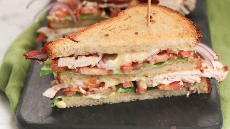 Club Sandwich Or Halloumi Club