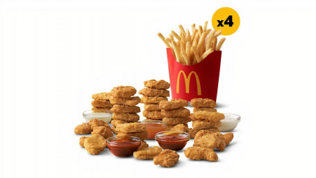 40 De Bucăți Mcnugget Și 4 Prăjiți Medii