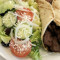 Gyro Sandwich Greek Salad Combo