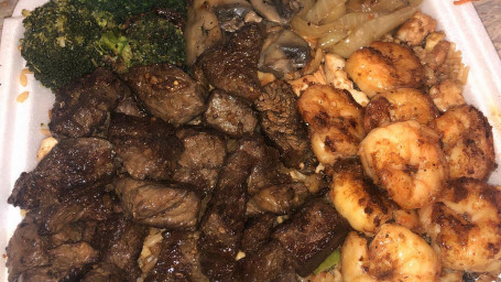 Mini Hibachi Double (Shrimp/Steak)