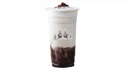 Purple Rice Red Bean Coconut Latte Zǐ Mǐ Hóng Dòu Yē Nǎi