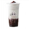 Purple Rice Red Bean Coconut Latte Zǐ Mǐ Hóng Dòu Yē Nǎi