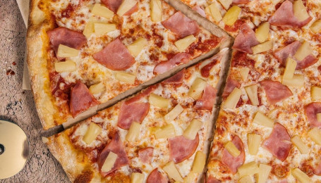 Ny Style Hand Stretched Thin Crust Hawaiian Pizza (14 Medium)