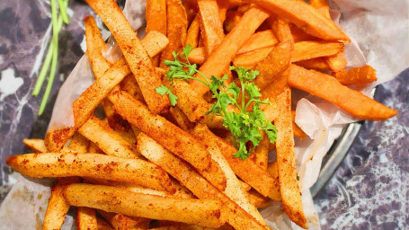 1/2 Sweet Potato Fries, 1/2 Cajun Fries