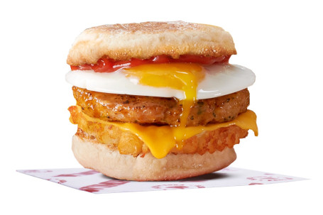 Sausage, Egg Hash Brown Muffin