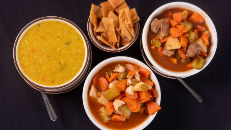 Bowl Lamb Vegetable Soup