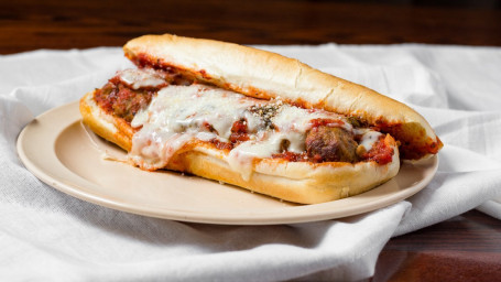 Homemade Giant Meatball Sub