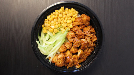 Crispy Black Pepper Chicken Rice Bowl Hēi Jiāo Zhà Jī Fàn