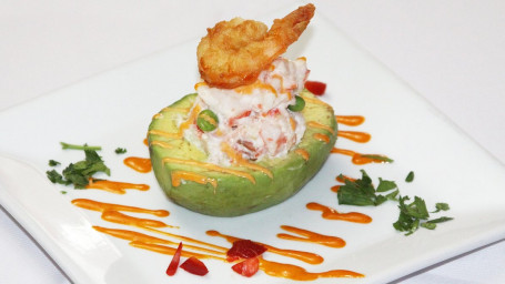 Palta Rellena De Camarones