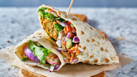 Vegan Spicy Falafel Wrap