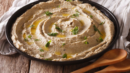 Baba Ghanoush With Pita