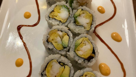 Rula De Avocado Tempura De Creveți