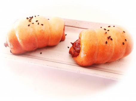 Fried Hong Kong Sausage Bun 2Pcs