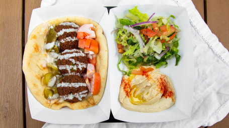 Falafel Pita Plate