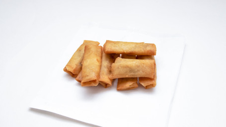 Mini Vegetable Spring Rolls (8) (Popular) Mí Nǐ Sù Chūn Juǎn