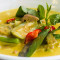 Set Green Chicken Curry W/ Jasmine Rice  Lǜ Kā Lí Jī Pèi Sī Miáo Bái Fàn Tào Cān