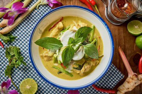 Gaeng Kiew  Green Curry With Jasmine Rice