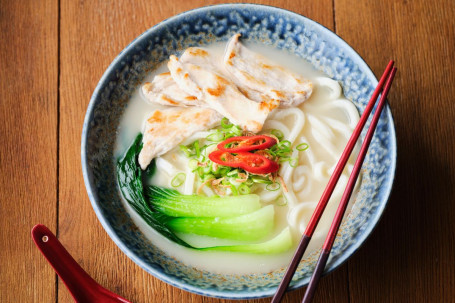 Tender Tofu Creamy Noodles Soup (Vg)