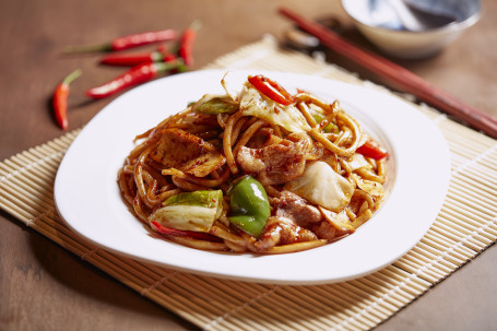 Huí Guō Ròu Cū Chǎo Shanghai Fried Noodles With Double-Cooked Pork